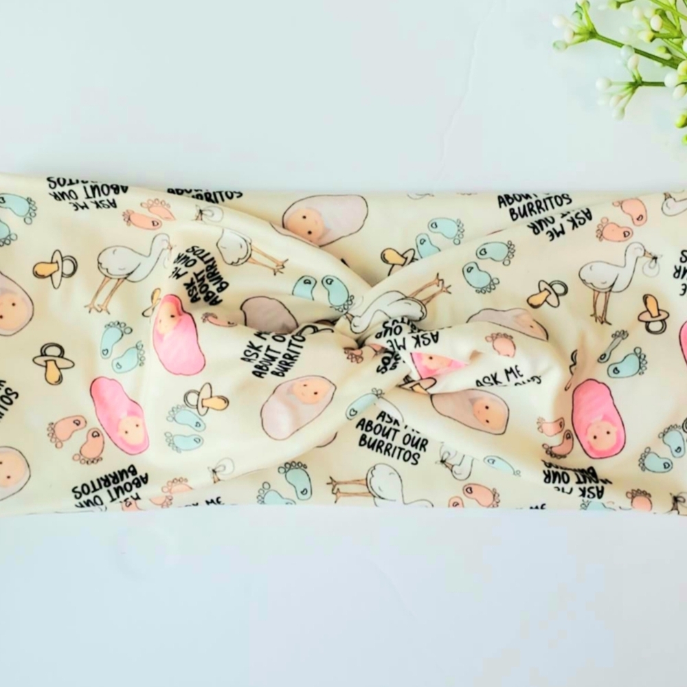 Headband Ask Me Burritos Baby Labor And Delivery